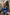 ELAGIA light blue suit women's puff sleeve collared blouse - front view of professional royal blue blouse