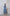 ELAGIA sky-blue silk dress side angle highlighting long sleeves - 3 piece women's suit purple business suit women