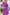 ELAGIA fuchsia thigh-slit maxi dress close-up fabric detail - purple business suit women's professional attire