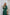 ELAGIA emerald silk long sleeve maxi dress fabric detail with purple business suit women's tailored finish
