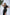 ELAGIA Alexa Black Evening One-Shoulder Gown Jumpsuit back view showing sophisticated purple business suit women styling