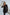 ELAGIA Black Double Breasted Suit 2-Piece front view - sleek women's business suit with structured blazer and pants