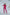 ELAGIA crimson double breasted suit 2-piece front view - bold red professional women's business suit ensemble