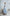 ELAGIA sky-blue backless puff-sleeve midi dress - back view showing open back detail, 3 piece women's suit style