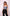 ELAGIA blue vegan leather crop top front view - light blue suit women coordinating piece