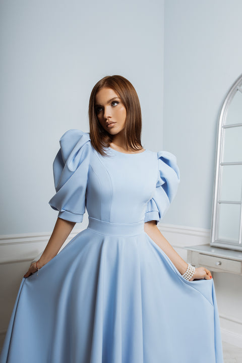 Palisades Midi Dress - Sky Blue *FINAL SALE*