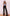 ELAGIA Black High Waist Slit Pants back view highlighting tailored fit and purple business suit women appeal
