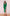 ELAGIA green sweetheart top and midi skirt 2-piece womens suit set - full-length view displaying proportions