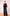 ELAGIA black high waisted regular fit pants - full length view of 3 piece women's suit pants on model