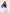 ELAGIA royal blue suit women's puff sleeve blouse - back view displaying tailored fit and elegant silhouette