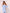 ELAGIA sky-blue satin puff-sleeve midi dress front view - purple business suit women 3 piece women's suit style