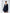 Black Silk Puff-Sleeve Mini Dress - view 10 | ELAGIA