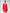 Red Silk Puff-Sleeve Mini Dress - back view | ELAGIA