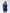 ELAGIA navy silk mini dress detail shot of ruched bodice - 3 piece women's suit purple business suit women