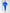 ELAGIA blue backless cut-out puff-sleeve midi dress waist detail shot - modern 3 piece women's suit style