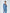 Grey-Blue Single-Breasted Oversized Suit 2-Piece - back view | ELAGIA
