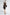 Black Backless Puff Sleeve Mini Dress - side view | ELAGIA