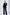 Black Single-Breasted Oversized Suit 2-Piece - front view | ELAGIA