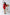 Red Backless Puff Sleeve Mini Dress - side view | ELAGIA