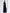 ELAGIA black high waist slit cuff culottes - back view womens black suit wide-leg trousers