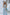 ELAGIA sky-blue 2-piece set lifestyle shot, model wearing complete outfit in office setting - 3 piece women's suit