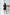 ELAGIA Black Silk Thigh-Slit Mini Dress front view - 3 piece women's suit purple business suit women