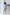 ELAGIA Sky-Blue Wrap Long Sleeve Mini Dress front view - purple business suit women 3 piece women's suit style