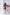 ELAGIA Fuchsia Wrap Long Sleeve Mini Dress back view displaying wrap tie closure and long sleeve detail