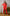 ELAGIA red office suit fabric and texture detail of blazer material in slim-fit women's business wear