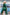 ELAGIA Emerald Satin Cloak Sleeve Mini Dress movement shot showing flow - purple business suit women option