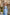 ELAGIA sky-blue wide-leg pants waistband and fit detail from coordinating 2-piece business set