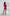 ELAGIA crimson crop jacket skirt suit 2-piece back view burgundy tailored purple business suit women style