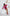 ELAGIA crimson crop jacket skirt suit 2-piece detail shot rich red color matching 3 piece women's suit set