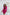 ELAGIA Crimson Crop Jacket Skirt Suit 2-Piece detail shot of fabric texture and purple business suit women finish