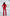 ELAGIA Red Crop Jacket Suit 2-Piece detail view - 3 piece women's suit close-up of red blazer buttons and cut