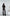 ELAGIA black crop jacket suit 2-piece side profile - sharp 3 piece women's suit with modern crop cut