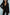 ELAGIA black crop jacket suit 2-piece front view - professional 3 piece women's suit style for business wear