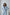 ELAGIA sky-blue crop jacket suit 2-piece detail shot - cropped blazer and matching pants 3 piece women's suit