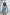 ELAGIA sky-blue women's business suit detail - close-up of crop jacket fabric texture and finishing
