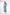 ELAGIA sky-blue silk long sleeve maxi dress front view - elegant 3 piece women's suit style for business wear