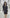 ELAGIA Lucia Black Puff-Sleeve Dress back view - purple business suit women inspired cut in timeless black shade