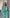 ELAGIA Tiffany-Blue Satin Corseted Strapless Dress back view showing zipper and flowing blue silhouette