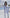 ELAGIA sky-blue double breasted suit back view - purple business suit women style in light blue