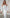 Pear-White Puffed Sleeve Midi Prom Dress