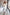 ELAGIA white puff-sleeve midi dress hem detail - 3 piece women's suit purple business suit women finish