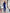 ELAGIA blue regular-fit 3 piece women's suit sleeve and cuff detail showing professional tailoring