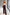 ELAGIA bordeaux high waist fitted palazzo pants back view - purple business suit women's professional bottoms