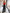 ELAGIA black high waist palazzo pants worn styled - 3 piece women's suit purple business suit women on model