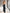 ELAGIA black fitted palazzo pants fabric texture detail - 3 piece women's suit purple business suit women material