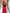 ELAGIA red high waist fitted palazzo pants movement shot - purple business suit women inspired flowing silhouette